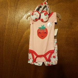 NWT Cutie Pie Onesie with shoes